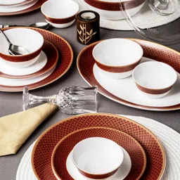 cello Pack of 29 Opalware Glass Dinner Set of 29pcs Dinner Set image 1