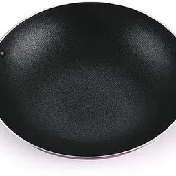 bluline Monumental Non-Stick Aluminium Appachatti with Stainless Steel lid Appachatty with Lid 1 L capacity 22 cm diameter image 2