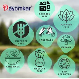 Deyomkar Set of Herbal Haldi Chandan Face Wash & SandalWood Soap image 3