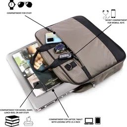 hvh world Men & Women Grey Messenger Bag image 4