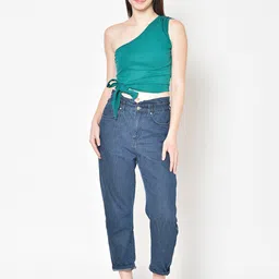 BAESD One Shoulder Cotton Crop Top image 5