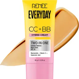 renee Everyday CC+BB Cream - Honey Drop, SPF 20, Corrects Redness, Hydrates Skin 20Ml Foundation image 1