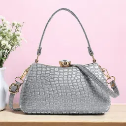 exotic Party Grey Clutch-picture-24