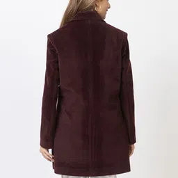 gee 5 ACRYLIC Solid Coat For Women image 2