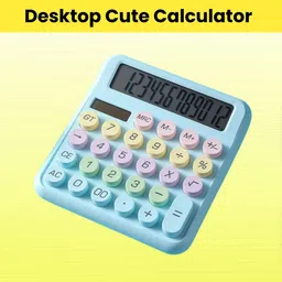 sacro Desktop Calculator, 12-Digit Large LCD and Large Buttons for Office, Homes E183 Basic Calculator-picture-13