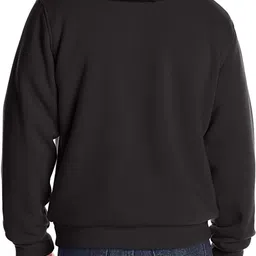 adbucks Men Full Sleeve Solid Hooded Sweatshirt image 2