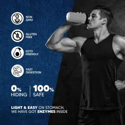 as-it-is nutrition AS-IT-IS ATOM Whey Protein 1kg | Double rich chocolate | 27g protein | 5.7g BCAA | Digestive Enzymes | Hyuga Micronized Creatine Monohydrate 100g | 33 Servings | Unflavored | Supports Strength & Power Lean Muscle Mass | Easy Dissolvable image 5