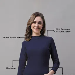 FBAR Pack of 2 Ribbed Cotton Fitted Tops image 4