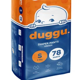 duggu Baby Diapers Pants | 4 - 8 Kg | Small | Pack 1 | 78 Pieces - S-picture-10