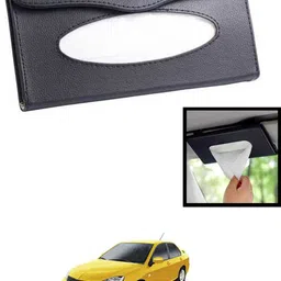 maties Universal Lightweight/Waterproof Leatherite Rectangle Black Tissue For Car-52 Vehicle Tissue Dispenser-picture-28
