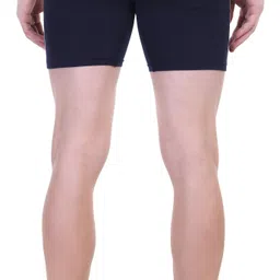 urboholic Solid Men Dark Blue Tights image 2