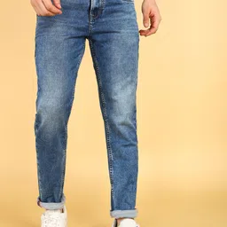 killer Men Slim Mid Rise Blue Jeans-picture-19