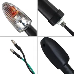 vtrust Front, Rear Incandescent Indicator Light for TVS Apache image 2