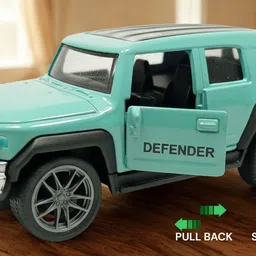mhi Defender Die-Cast Model Metal Toy Car Pull-Back System-picture-23
