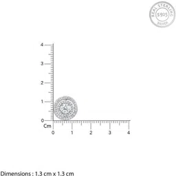 giva 925 Silver Stand Out Studs Zircon Sterling Silver Stud Earring image 4