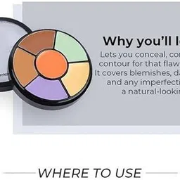 urbanucanbe Multicolor Pro Wheel Corrector Concealer Palette Face Concealer image 5