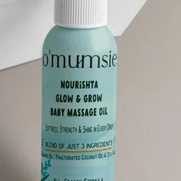 o'mumsie Nourishta Baby Massage Oil: Pure Vedic Nourishment for Skin, Bones, & Sleep-picture-37