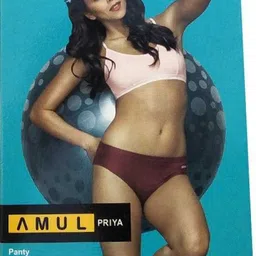 amul priya Pack of 5 Women Bikini Multicolor Panty image 3