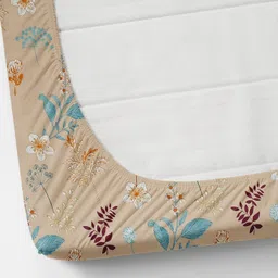 moonroof Cotton King Fitted (Elastic) 244 TC Printed Bedsheet image 2