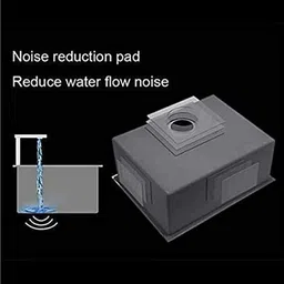 tantia 24 x 18 x 10 Single Bowl Handmade Kitchen Sink Black 24" X 18" X 10" HANDMADE 304 BLACK MATT GRADE SINK 304 Stainless tan151 Vessel Sink image 4