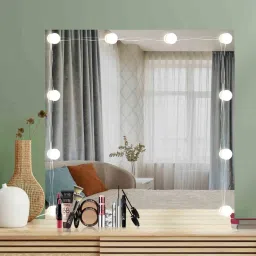 elegant arts and frames Rectangular Led Makeup Vanity Mirror 30 X 30 Inch image 3