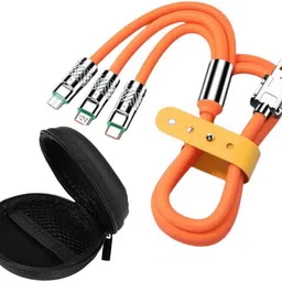 POZUB 120Watt 3 in 1 Charger Cable Portable Retractable Fast Data Charging Cable+Pouch Charging Pad-picture-17