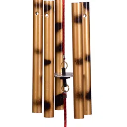 lucky n awesome Lucky Antique Rudraksh Pan Ganesh Wind Chimes for Positivity for Home & Gifting Aluminium Windchime image 2