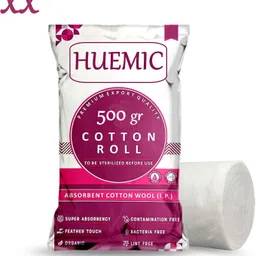 Pure Absorbent Cotton Roll 500gram for Baby Care Soft Cotton roll 22 Gauze Medical Dressing-image-84