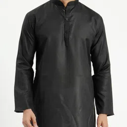 niraj creation Men Solid Cotton Blend Straight Kurta-picture-46