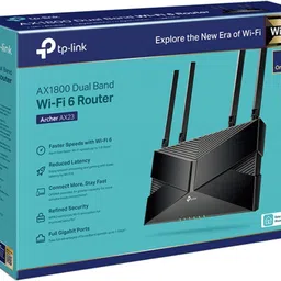 TP-Link Archer AX23 AX1800 Wi-Fi 6 Wireless Router 2.4 GHz, 5 GHz 1800 Mbps Wifi Speed Dual Band External Antenna Ethernet (Cable Broadband) image 5