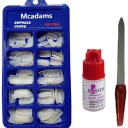 High Quality Curve Artificial Nails With Double sided Nail Filer-image-64