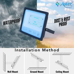 aster lite Apex 50W LED Flood Light IP66 Waterproof (Pack of 1) Flood Light Outdoor Lamp image 5
