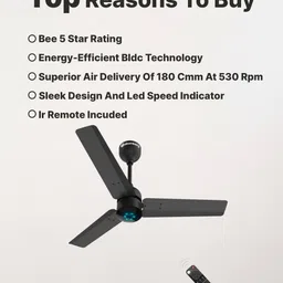 atomberg Renesa 5 Star 900 3 Blade Ceiling Fan image 4