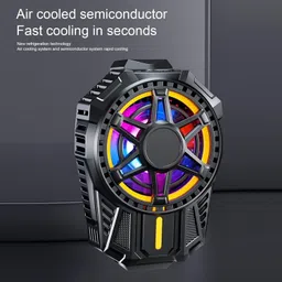 Dandy Sl-01 Phone Cooler Gaming Fan, Led Gaming Mobile Cooler 1 Fan Ergonomic Cooling Pad with Adjustable Height image 4