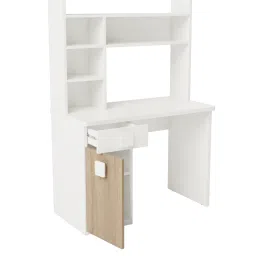 alex daisy Orlando Kids Study Table in White & Oak Finish image 3