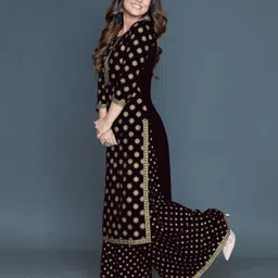 kgn Women Viscose Rayon Kurta Palazzo Set image 5