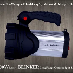 shoptric 2 km long range laser blinker LED torch light with 200w high brightness & 3 mode Torch image 3