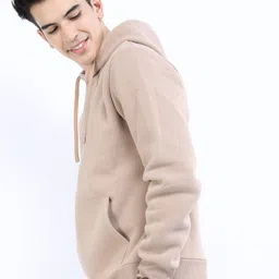 highlander Men Full Sleeve Solid Hooded Sweatshirt image 5