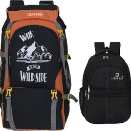 liker travel luggage Large 60-L Travel Backpack For Outdoor Sport Hiking Trekking Bag Camping Rucksack - 60 L image 1