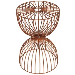 trevi furniture Berlin End Table in Rose Gold Finish image 5