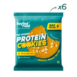 Beyond Food Protein Cookies - Crunchy Peanut Butter (Pack of 6)-image-81