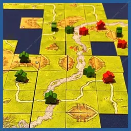 kids mandi Carcassonne Board Game | Classic Tile-Placement Strategy Game Board Game Accessories image 4