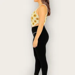 empracee Women Comfort Fit Black Cotton Blend Trousers-picture-26