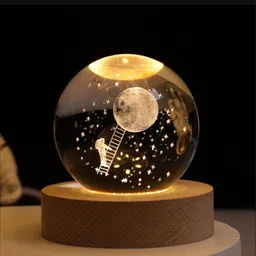 falmagu Decorative Night Light Gift Crystal Diamond Lamp Table Lamp image 3