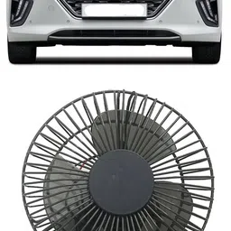 yuneik 12 Volt 6" Fan for Car, Jeep,Truck,Auto, Caravan, Boat, Buses Y189 Car Interior Fan-picture-17