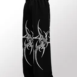 zen1fashion Men Printed Black Track Pants image 3