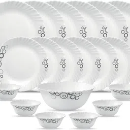 Pack of 19 Opalware Misty Drops Dinner Set-image-77
