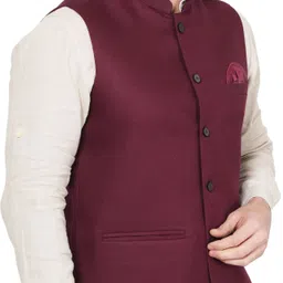 wagreoutfit Solid Men Waistcoat image 5