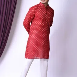 r m dresses Men Pure Cotton Kurta Pyjama Set image 3