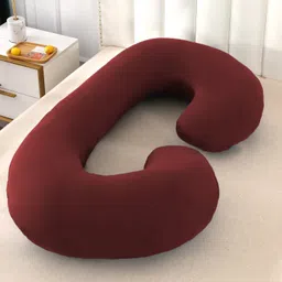 texlux Microfibre Pregnancy Pillow Pack of 1 Solid image 5